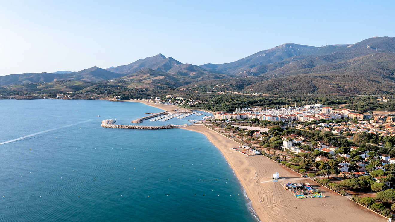 Mediterranean beach in Languedoc