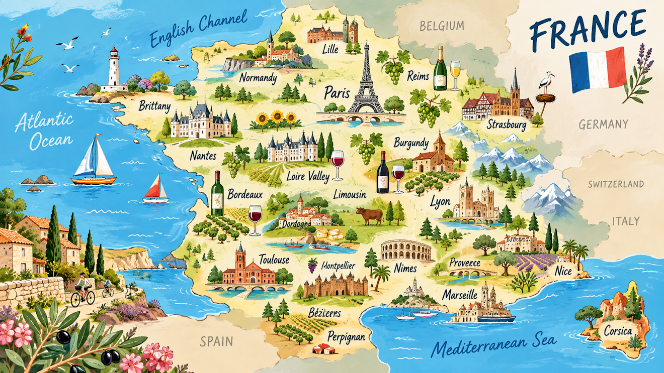 French property map