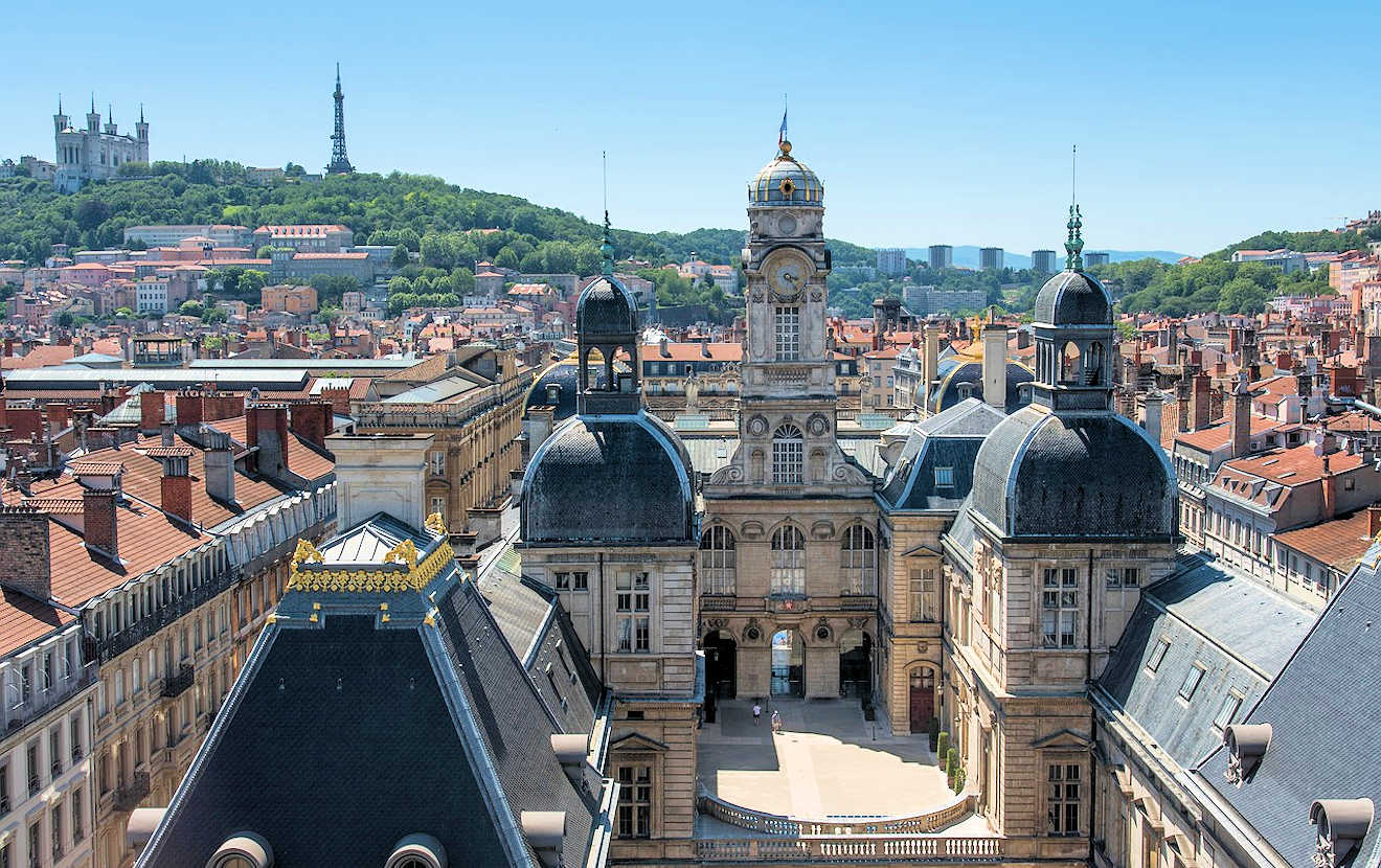 Lyon in Eastern France