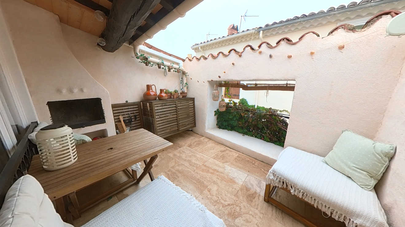 village house with terrace