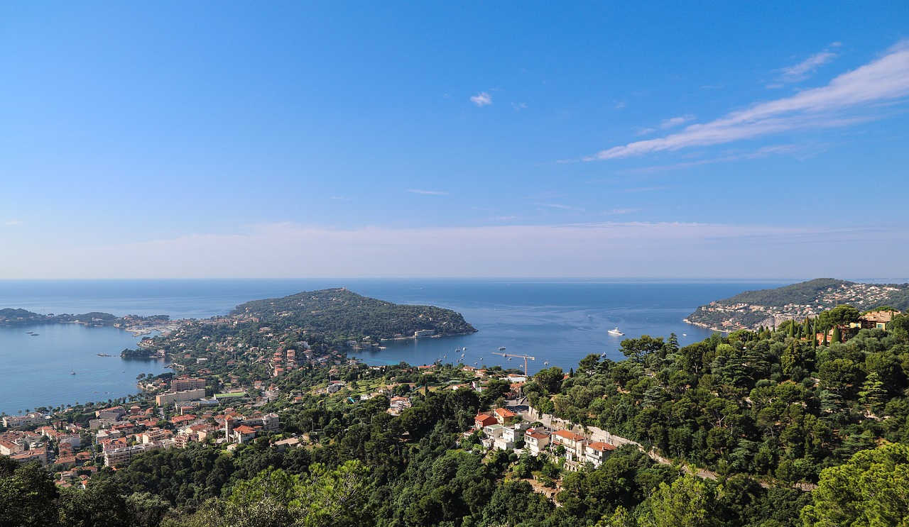 French Riviera coastline